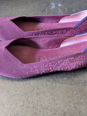 Rothy's Fig Python Flats Rounded Toe
